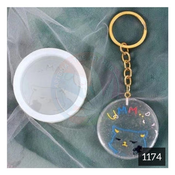 Round Keychain Mould - Umm Cartoon