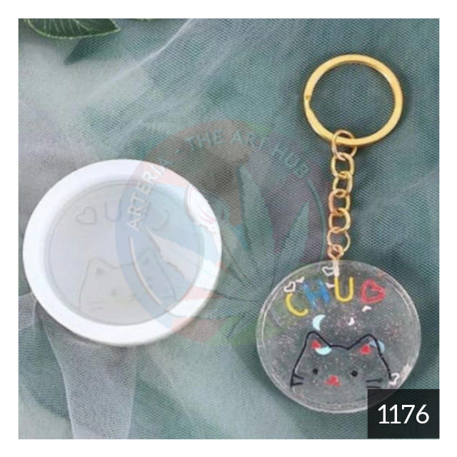Round Keychain Mould - Chu Cartoon
