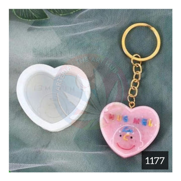 Heart Keychain Mould - hug me