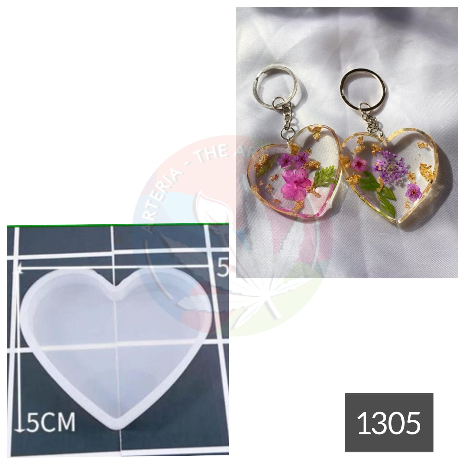 Small Heart Keychain Mould
