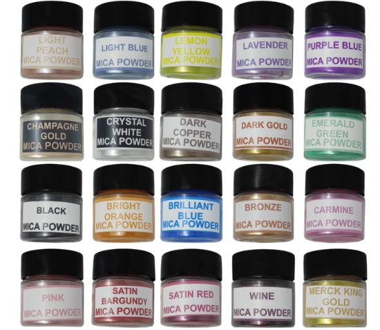 Pearl Mica Powder set of 20 shades