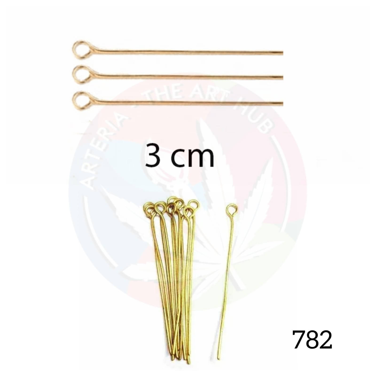 Golden Eye pin - 3cm