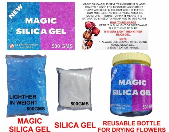 Magic Silica Gel to Dry Flowers