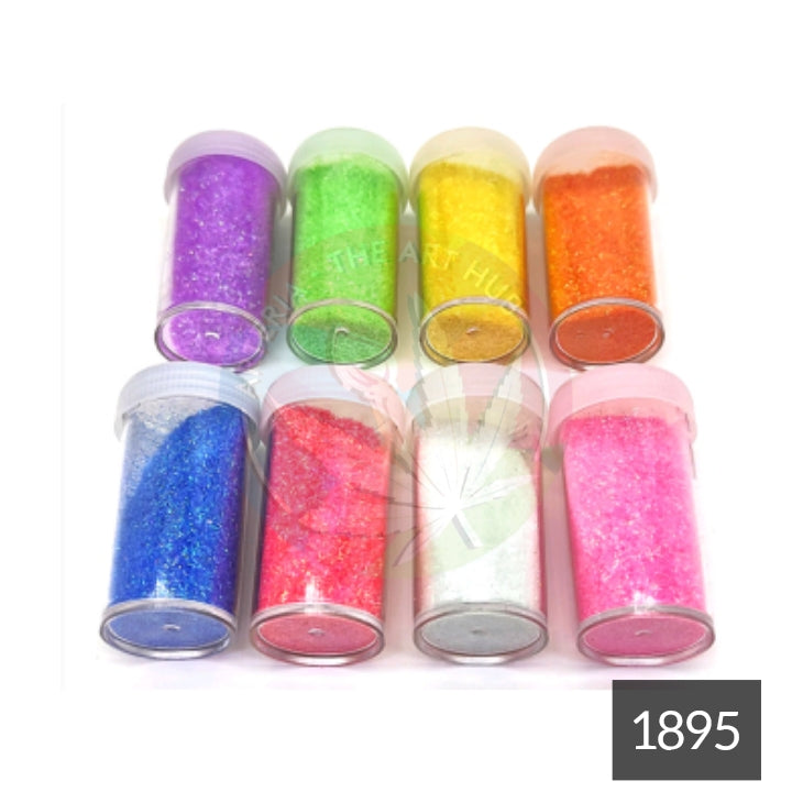 Neon Glitter Powder - Set of 8