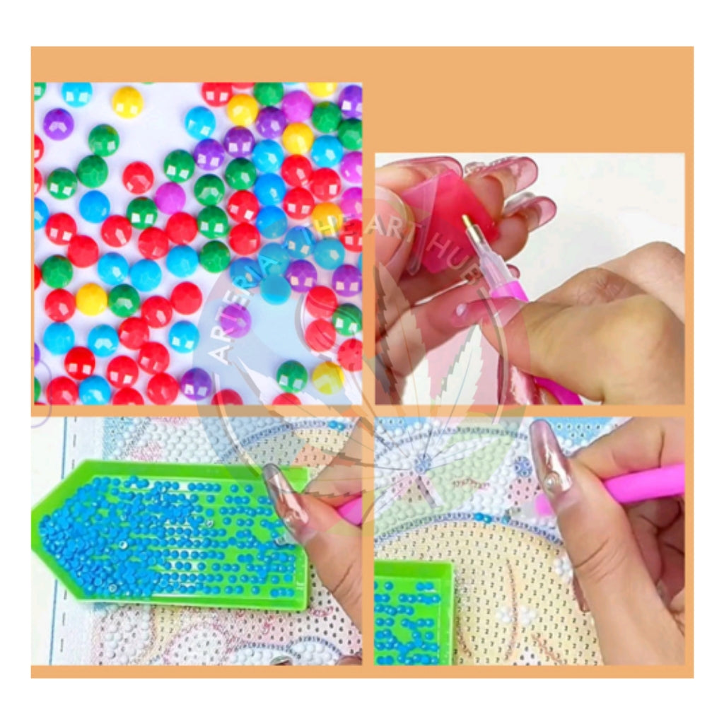 Diamond Painting Kit - Sleeping tiger