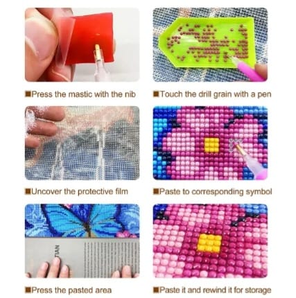 Diamond Painting Kit - Sleeping tiger