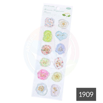 Bronzing  - Dried Flower Wax Seal Stickers
