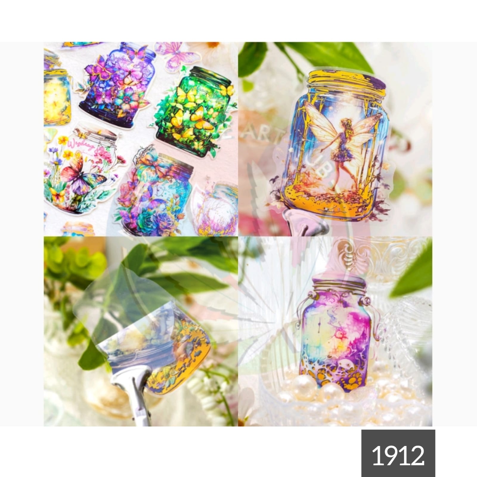 Wishing Bottle Sticker - 10 pc