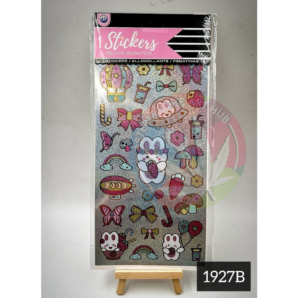 Funky Shiny Metallic Stickers