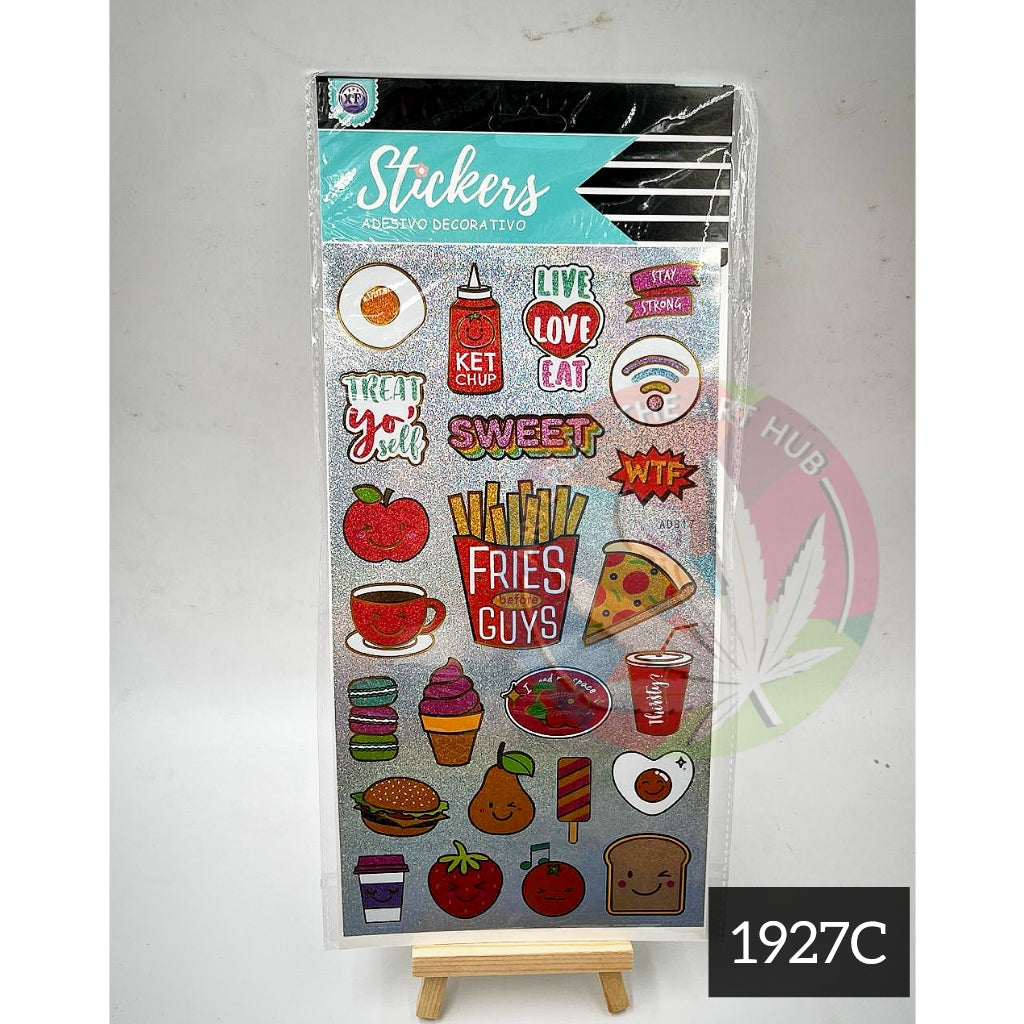 Funky Shiny Metallic Stickers