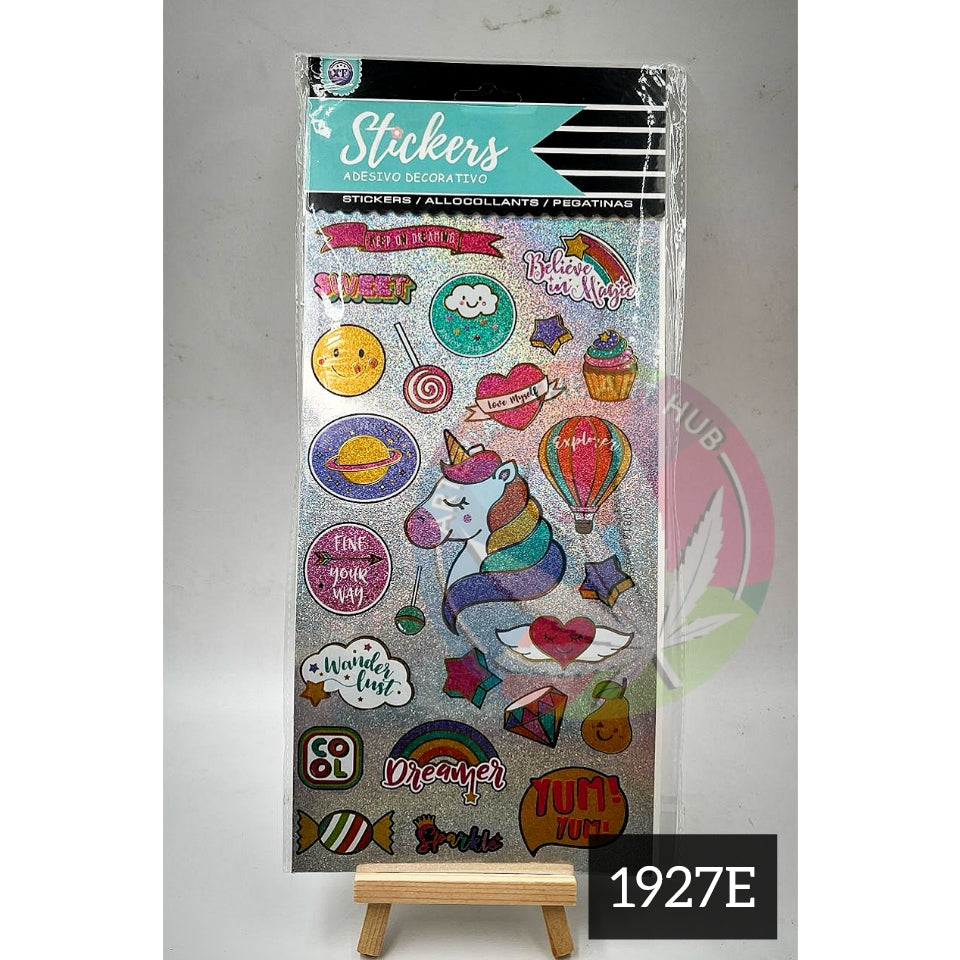 Funky Shiny Metallic Stickers
