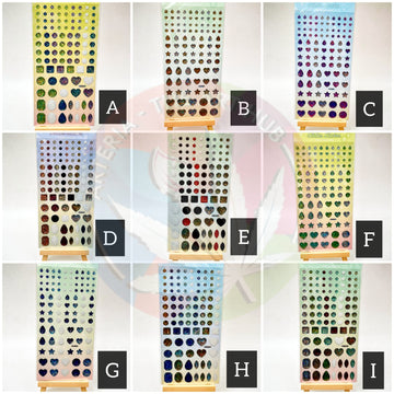 Glitter Shapes Journaling Stickers
