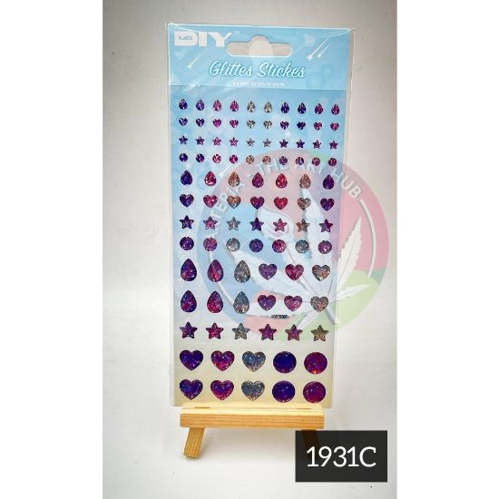 Glitter Shapes Journaling Stickers