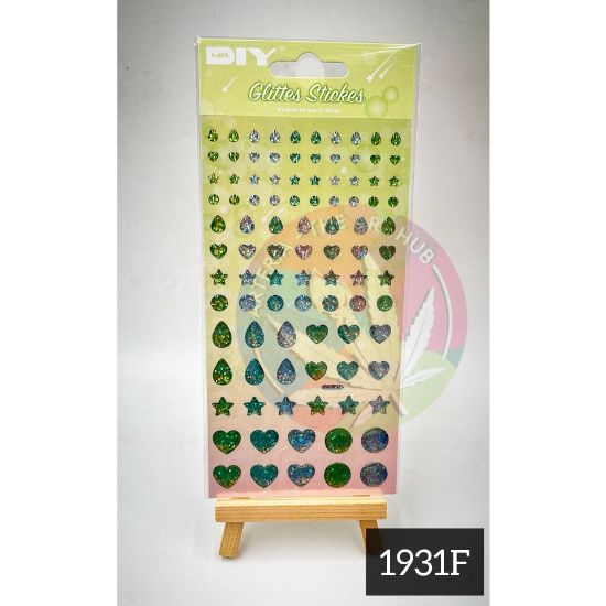 Glitter Shapes Journaling Stickers