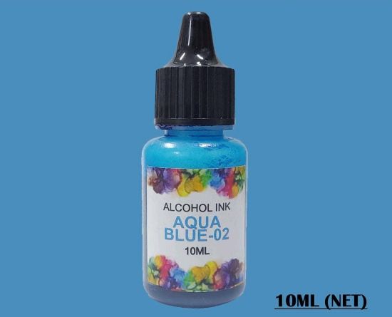 Alcohol ink - Aqua Blue