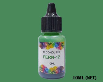Alcohol ink - Fern