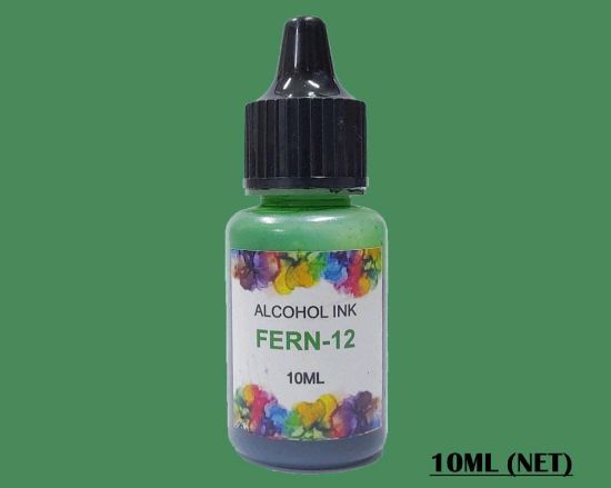 Alcohol ink - Fern