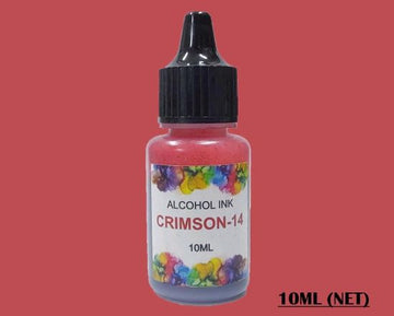 Alcohol ink - Crimson