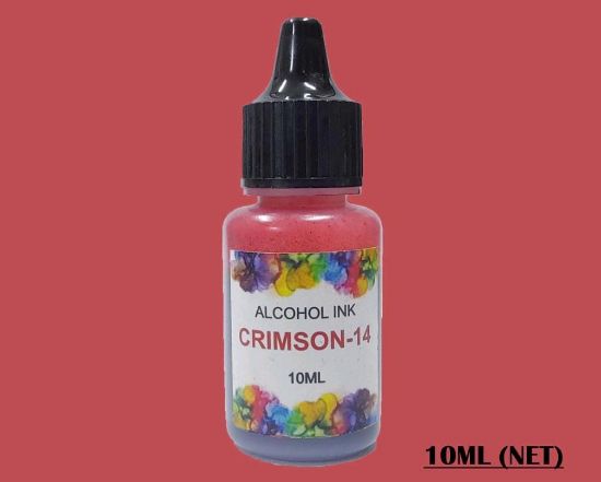 Alcohol ink - Crimson