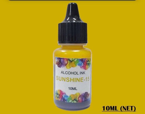 Alcohol ink - Sunshine