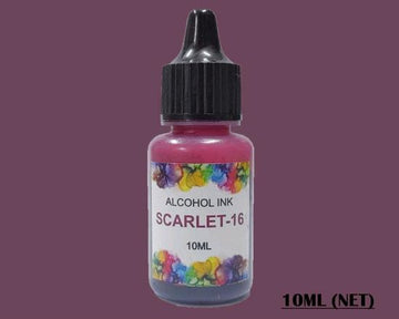 Alcohol ink - Scarlet