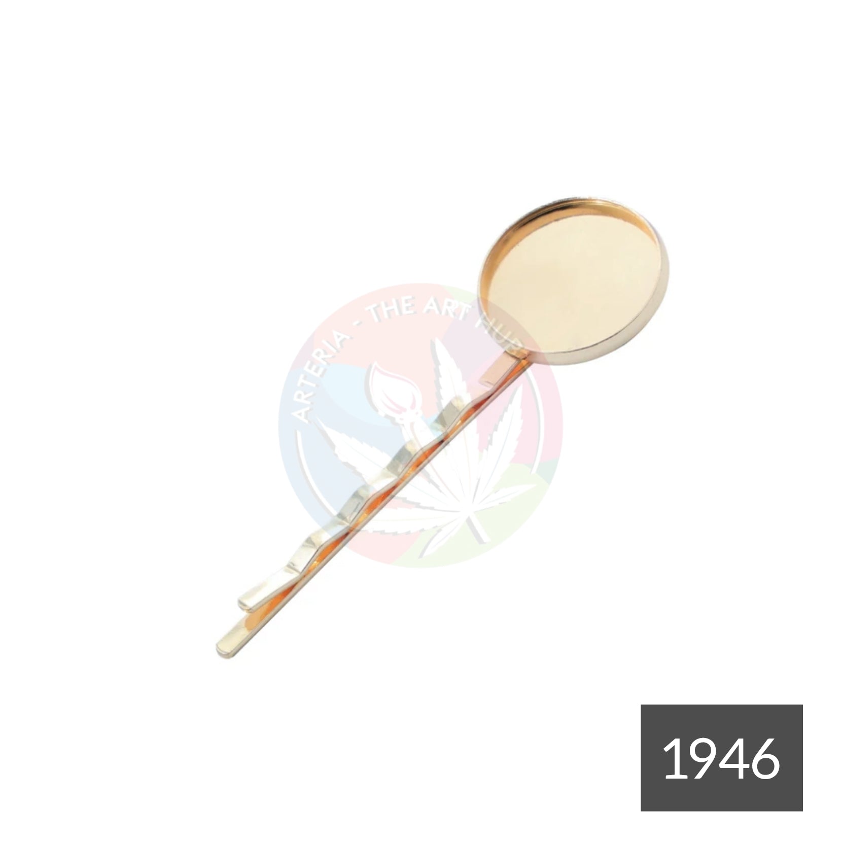 Round Hair Pin [push type]