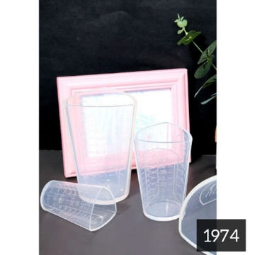 100ml Triangular Silicon Measuring Cup- Premium Quality