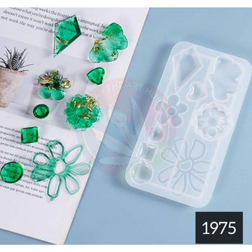 9 cavity pendant & jewellery mould