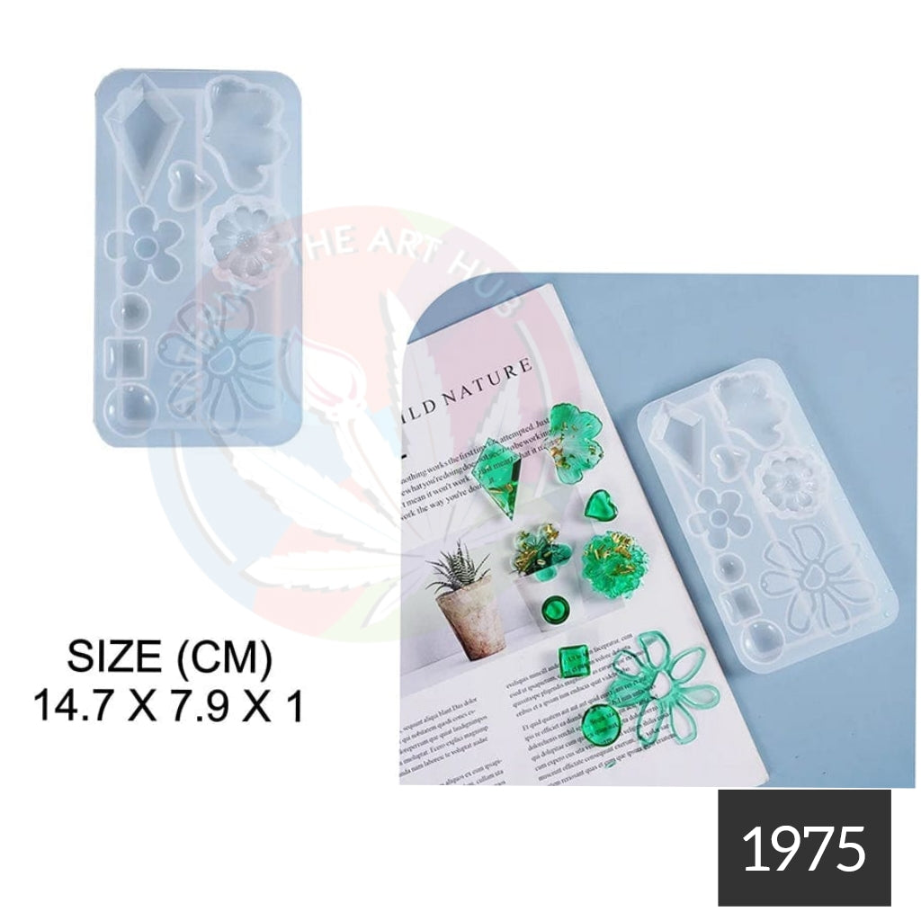 9 cavity pendant & jewellery mould