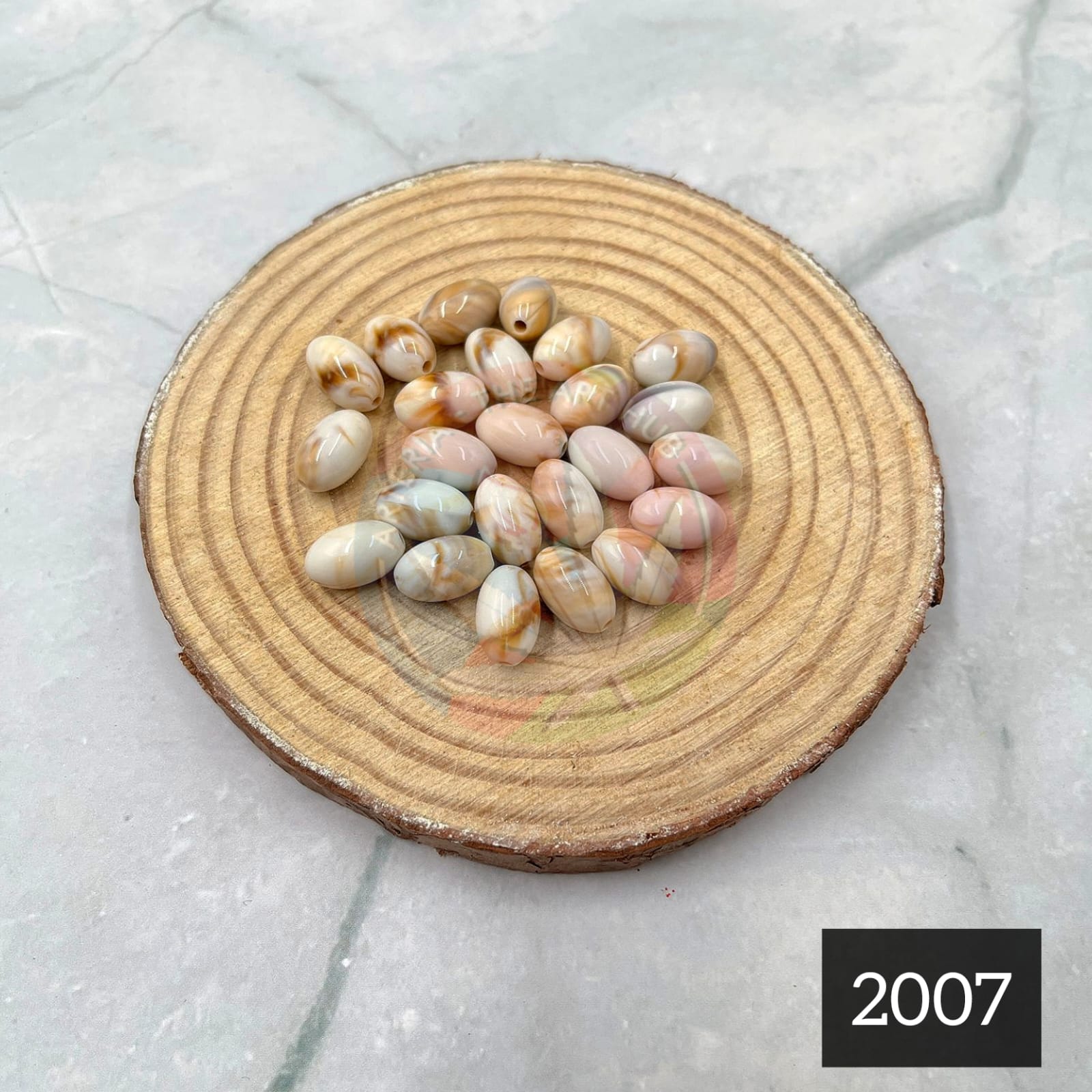 Oval Marble Moti