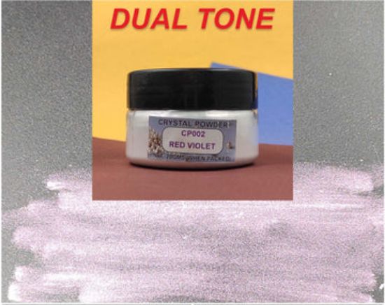 Two Tone Red Violet Crystal Powder
