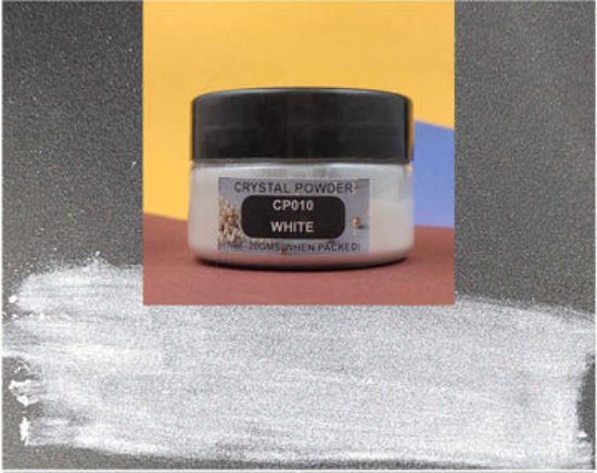 Two Tone White Crystal Powder