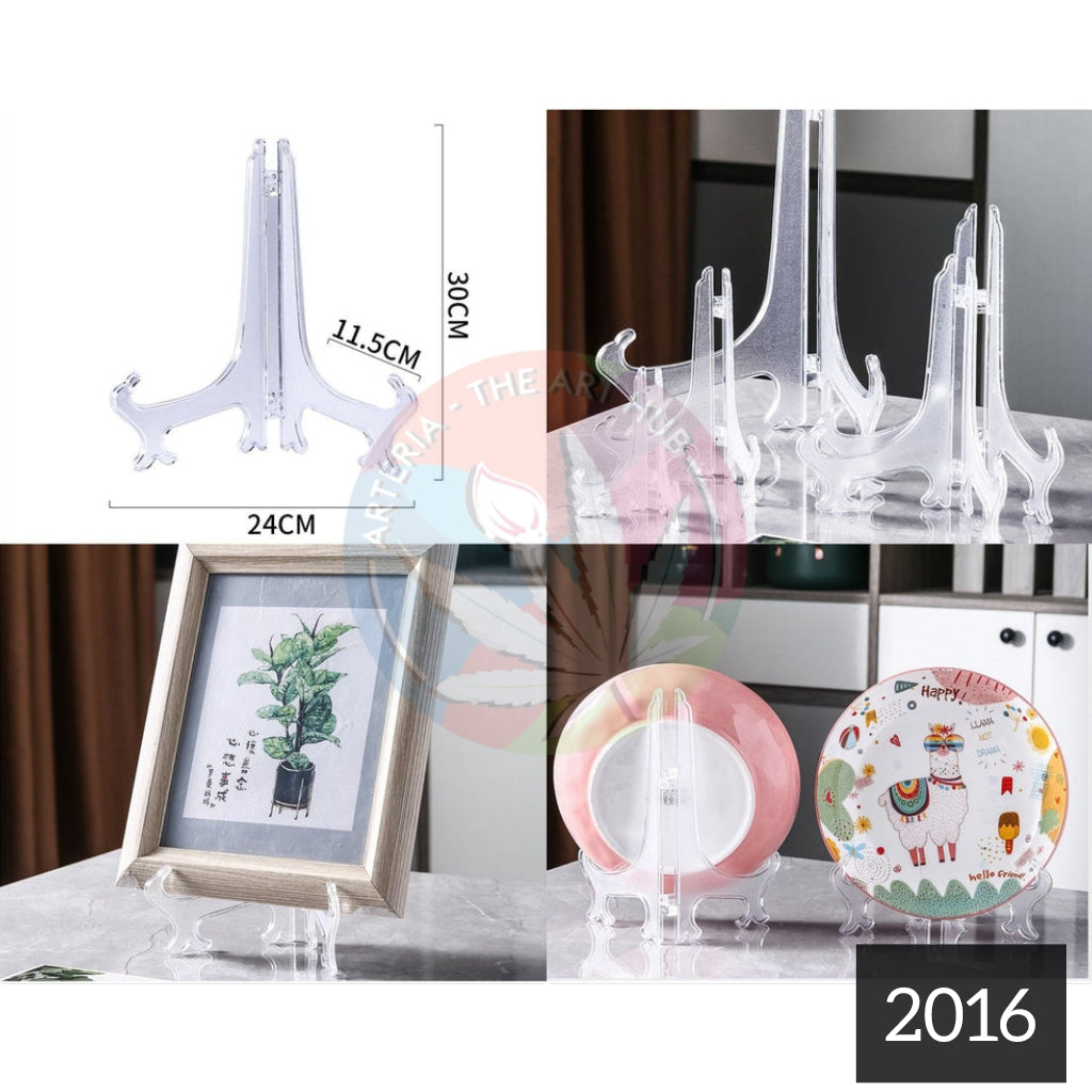 12" plastic stand- folding stand