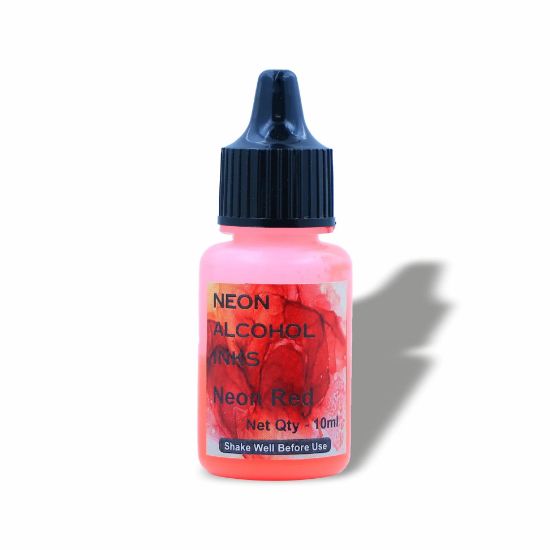 Neon Alcohol ink - Neon Red