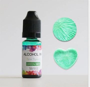 3D Alcohol ink - Green