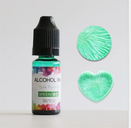 3D Alcohol ink - Green