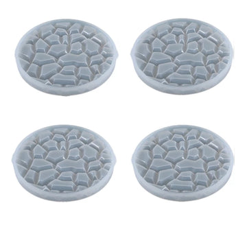 CIRCULAR DESIGNER COASTER STONE EFFECT