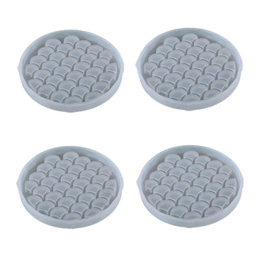 CIRCULAR DESIGNER COASTER SCALES PATTERN