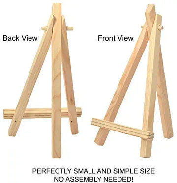 Natural Wood Easel - 7 inches