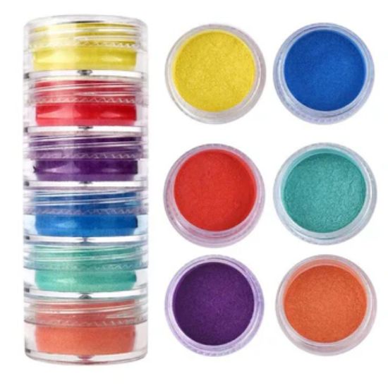 6 in 1 Pearl Mica Powder E