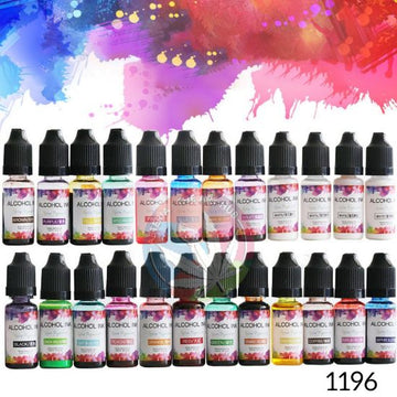 3D Alcohol ink set of 24