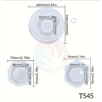 Tea Light Holder Moulds- Set of 3