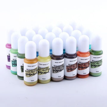 Diamond Dust Glitter Pigment - Set of 24