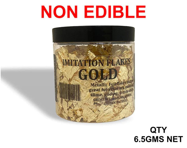 Flakes- Gold - Big Jar