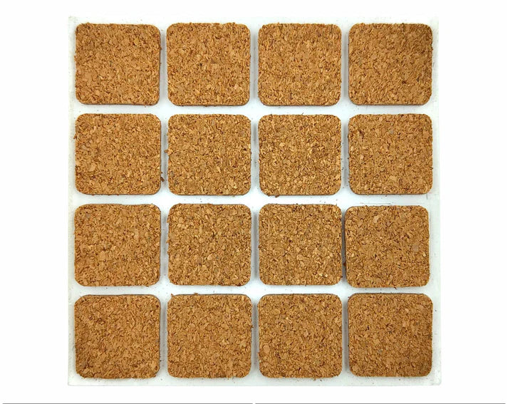 20mm Square Cork Sticker