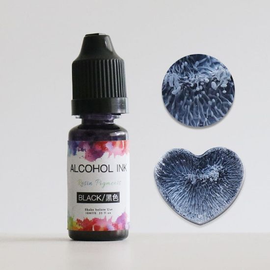 3D Alcohol ink - Black