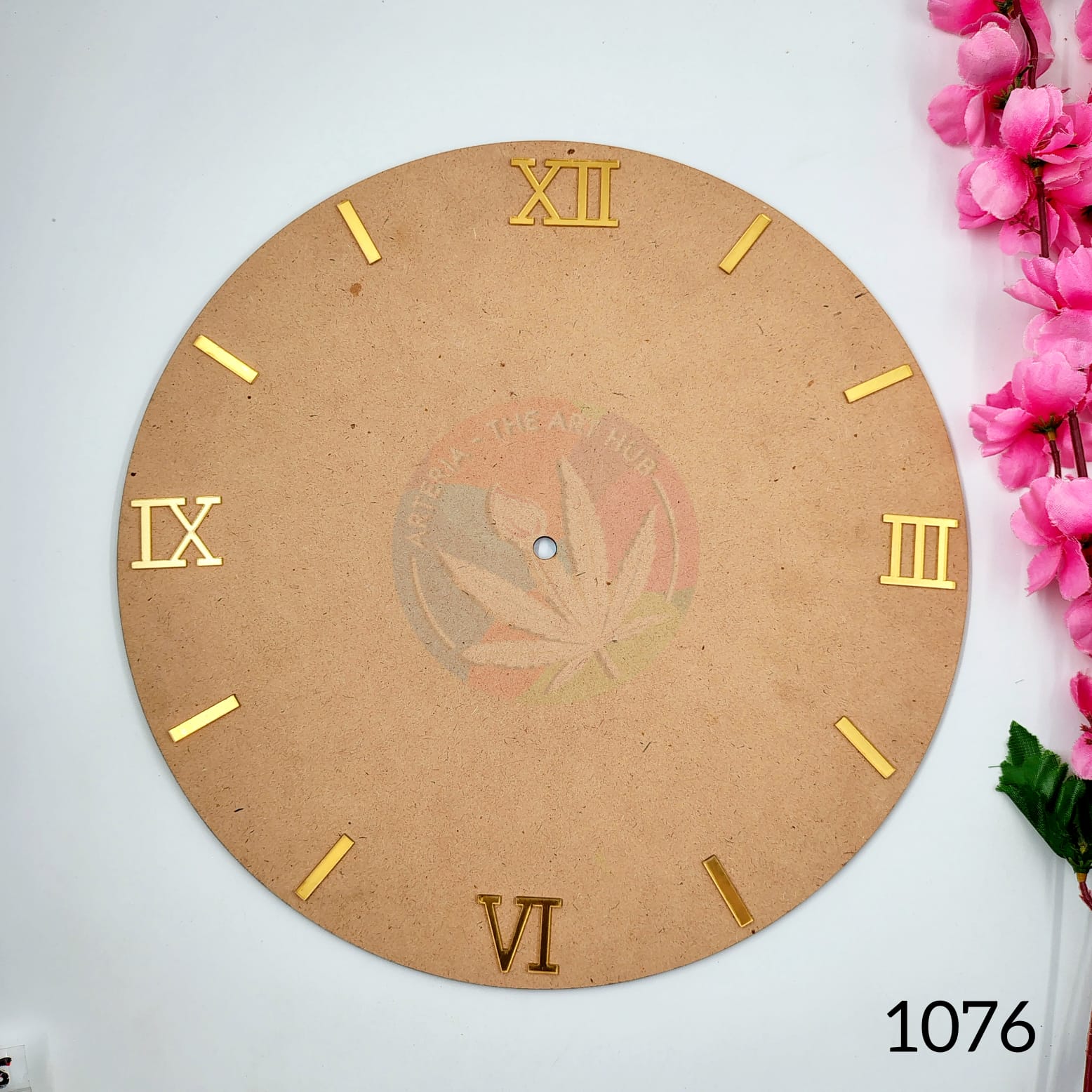 4 Romans and 8 Clock Sticks- Golden- 1 Inch