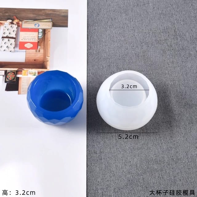 Diamond Cut Mini Bowl Katori Mould