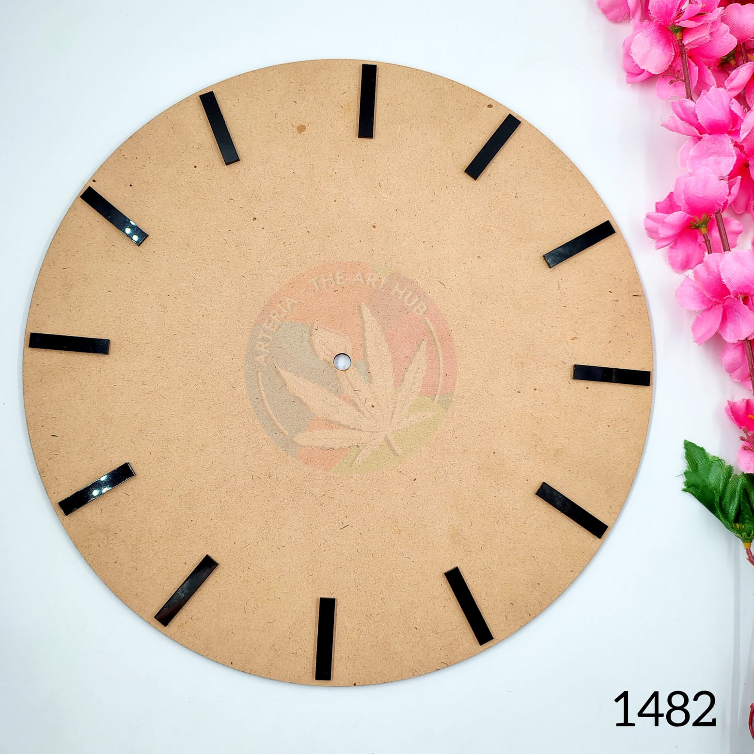 Acrylic clock Sticks - Black - 1.5 Inch