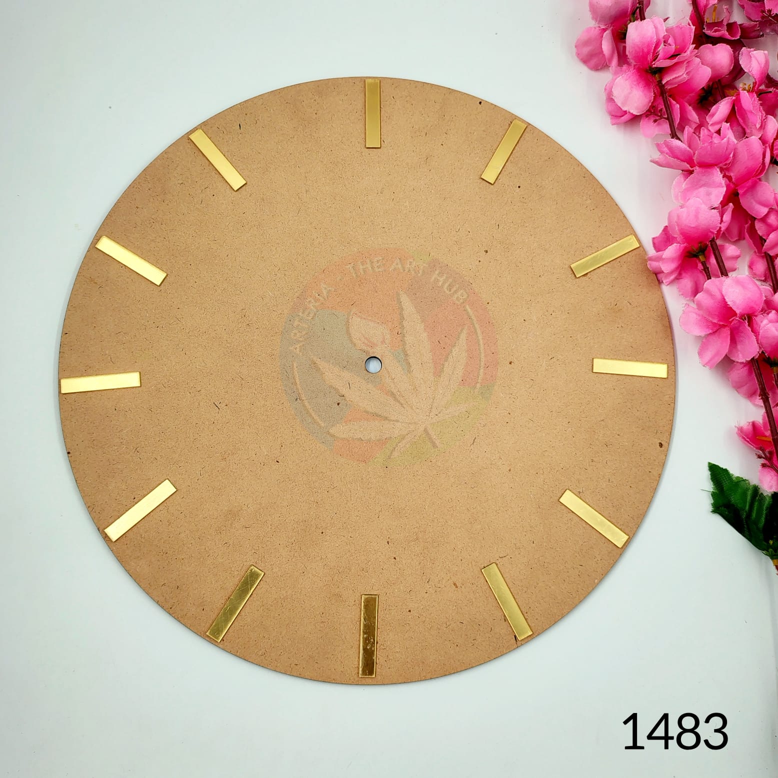 Acrylic clock Sticks - 1.5 Inch- Golden